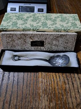 Vintage Masonic National Silverplate Spoon BFCL Emblem Lindenburg Jewelers